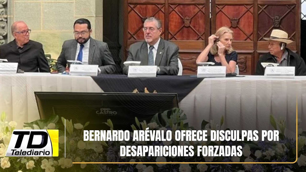 Bernardo Arévalo ofrece disculpas por desapariciones forzadas