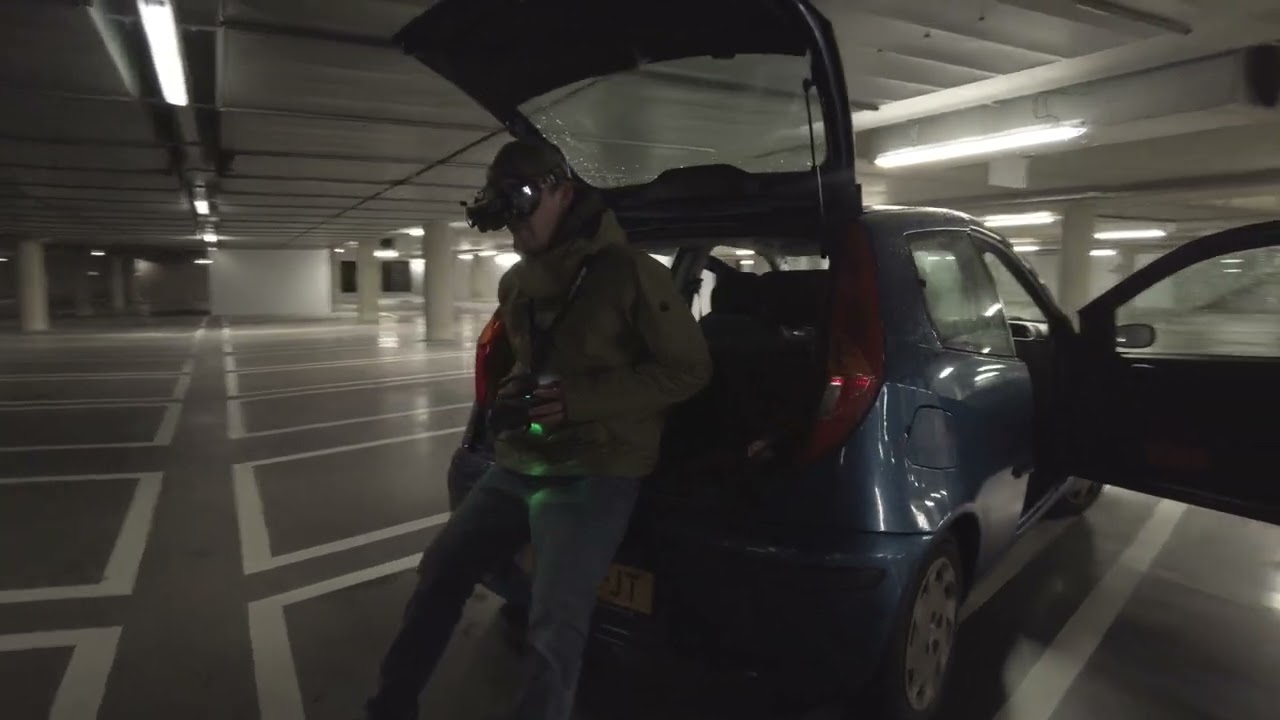 FPV Chase / underground parking lot Action #drone #fpv #dji #fpvdrone