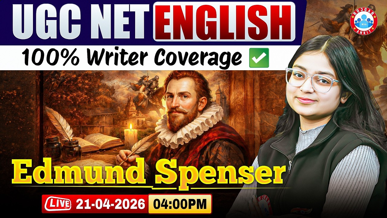 UGC NET English Literature 2026 | Edmund Spenser UGC NET | English by Priyanshi Ma'am