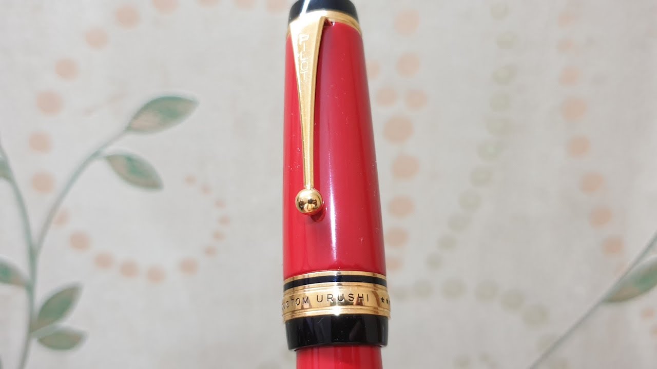 Pilot Custom Urushi Vermilion Fountain Pen Review