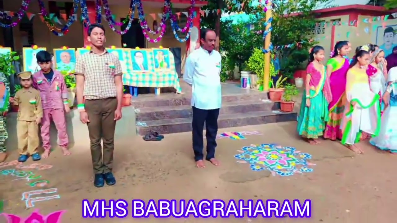 #RepublicDay celebrations at MHS BABUAGRAHARAM SRIKALAHASTI 