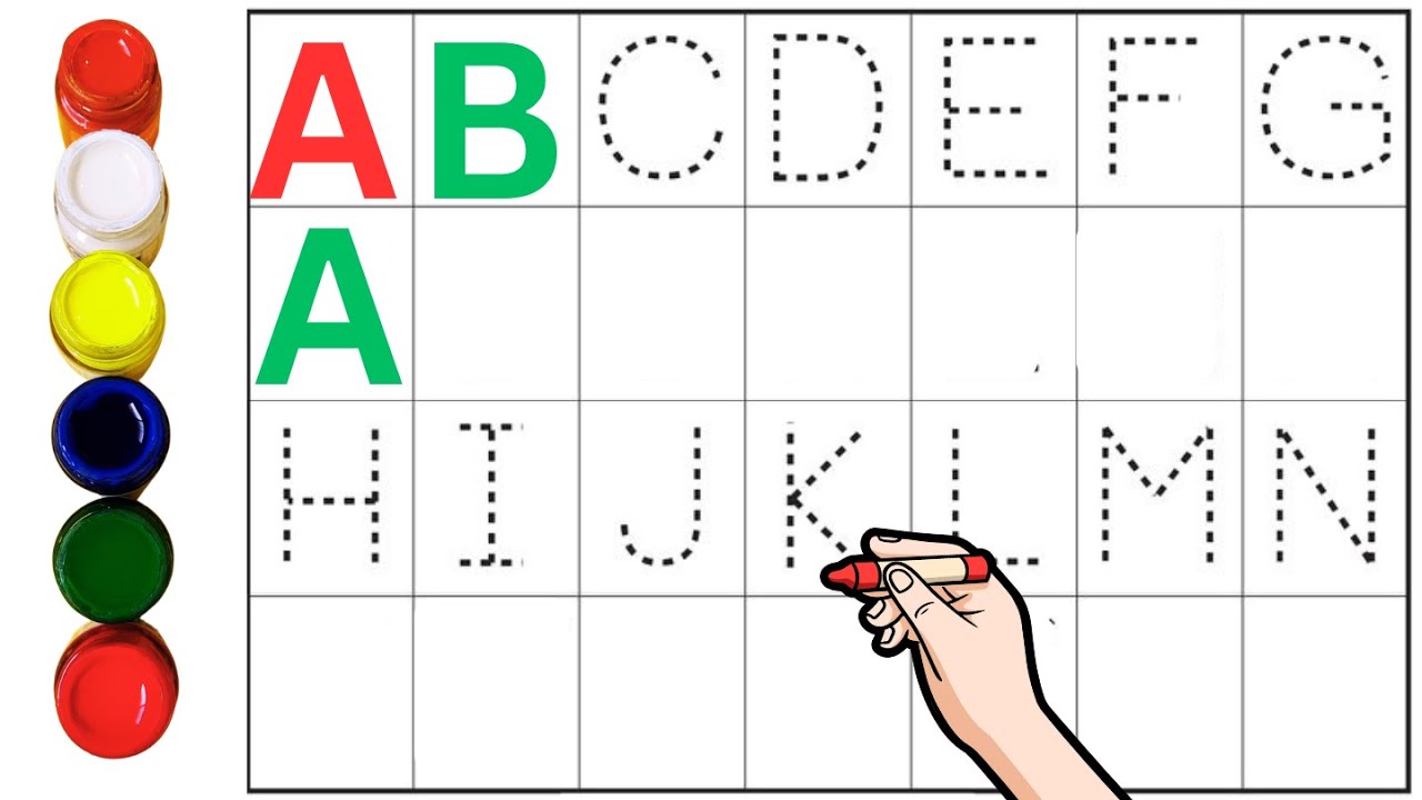 Dotted ABCD |  A to Z | ABC Tracing for Kids | Preschool Learning | day25  p2