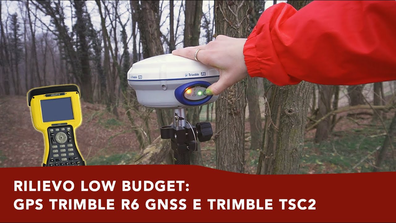 GPS TRIMBLE R6 GNSS CON TSC2, RILIEVO LOW BUDGET