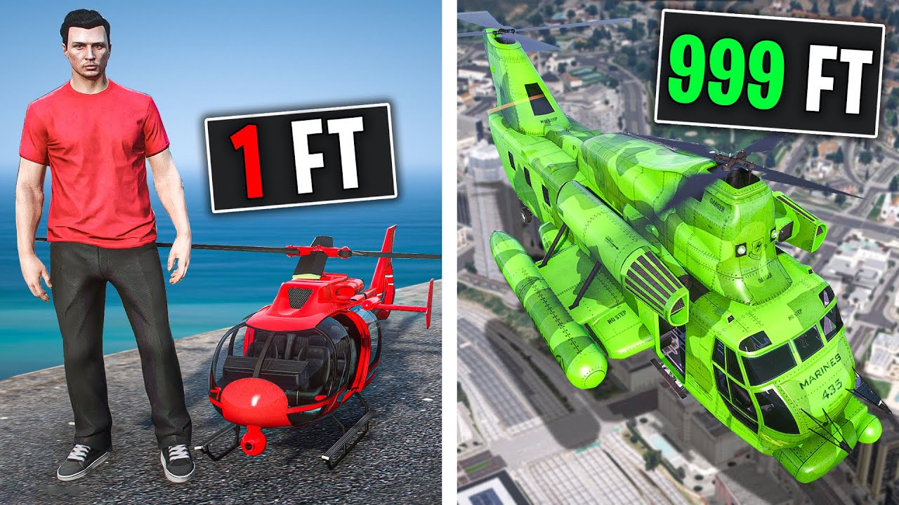 Upgrading Smallest to Biggest Helicopter on GTA 5 RP