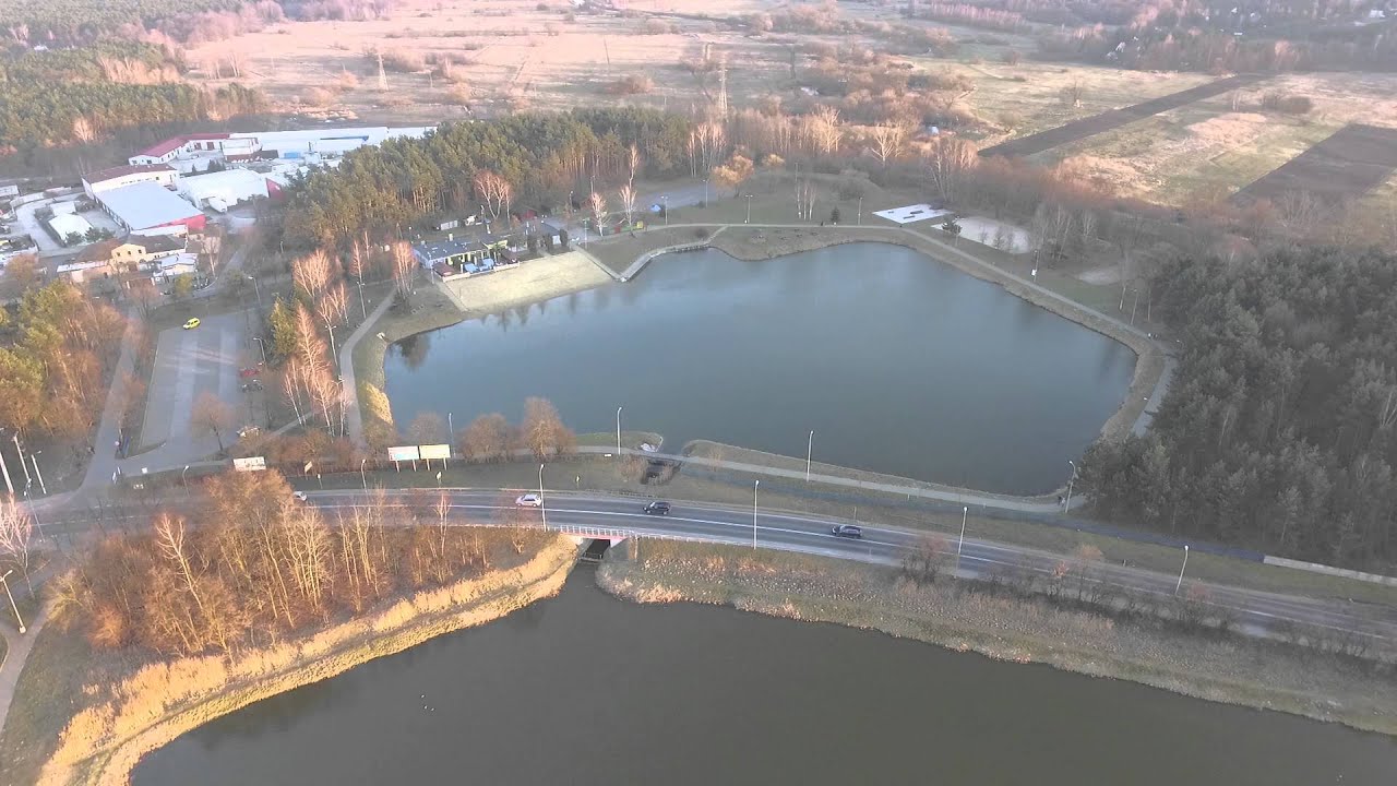 Konstantynów Łódzki -  Stawy z lotu ptaka