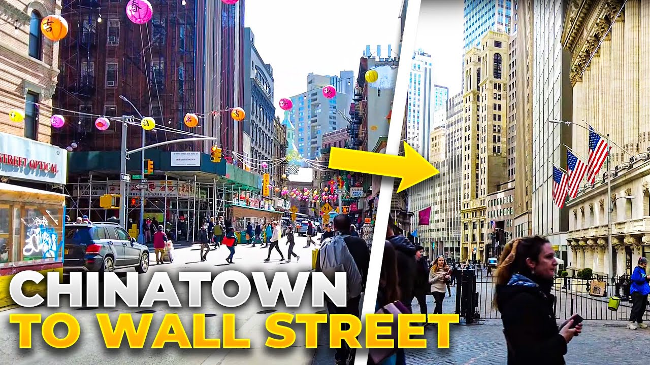 Walking NYC : Chinatown to Wall Street (April 2, 2022)