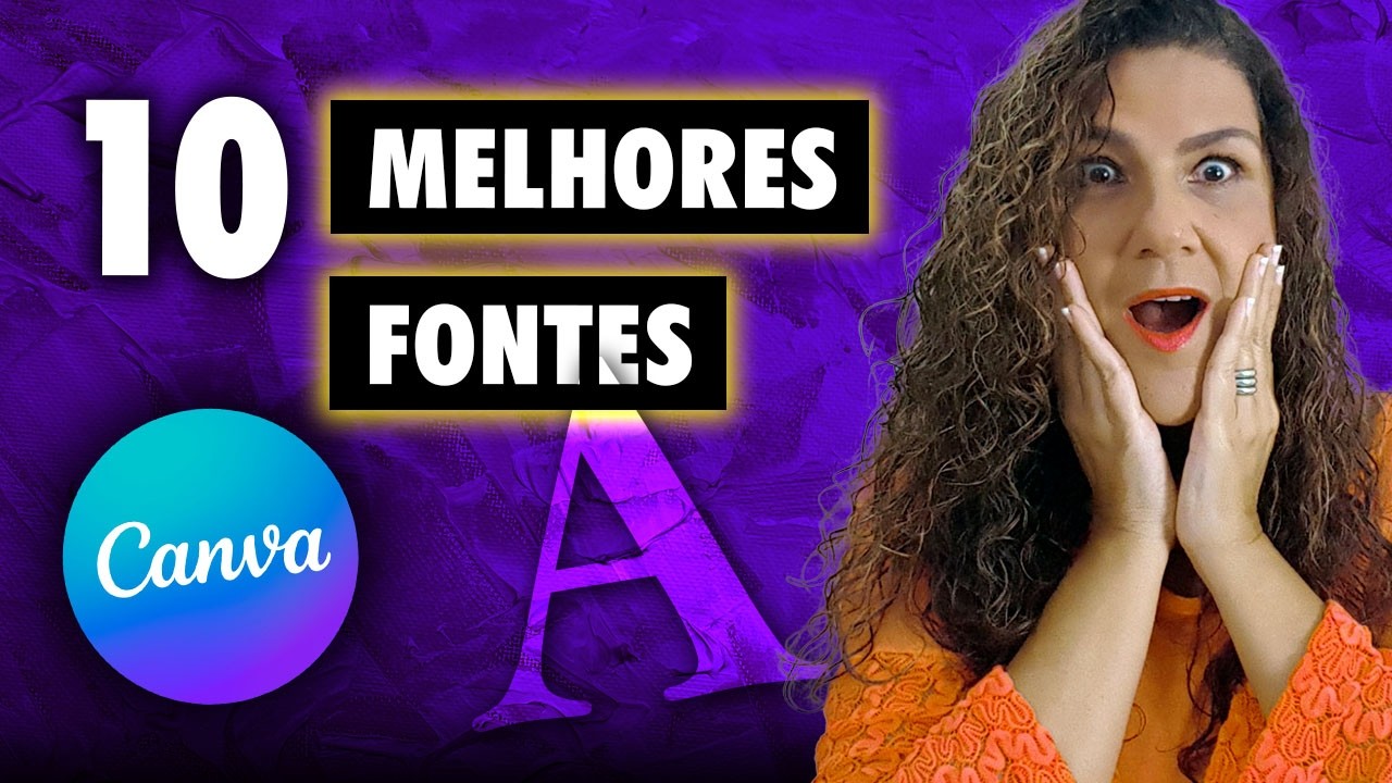 CANVA Fontes SECRETAS REVELADAS Top 10 para Designers!