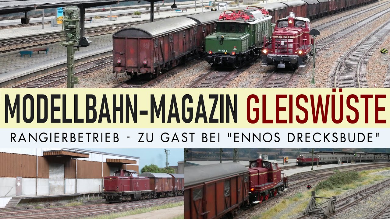Modellbahn Magazin: Rangierbetrieb mit V60 und E94, Besuch in 