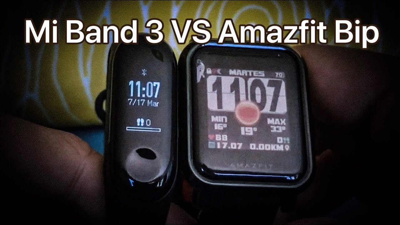 Mi Band 3 frente a Amazfit Bip - ¿Cuál ganará?