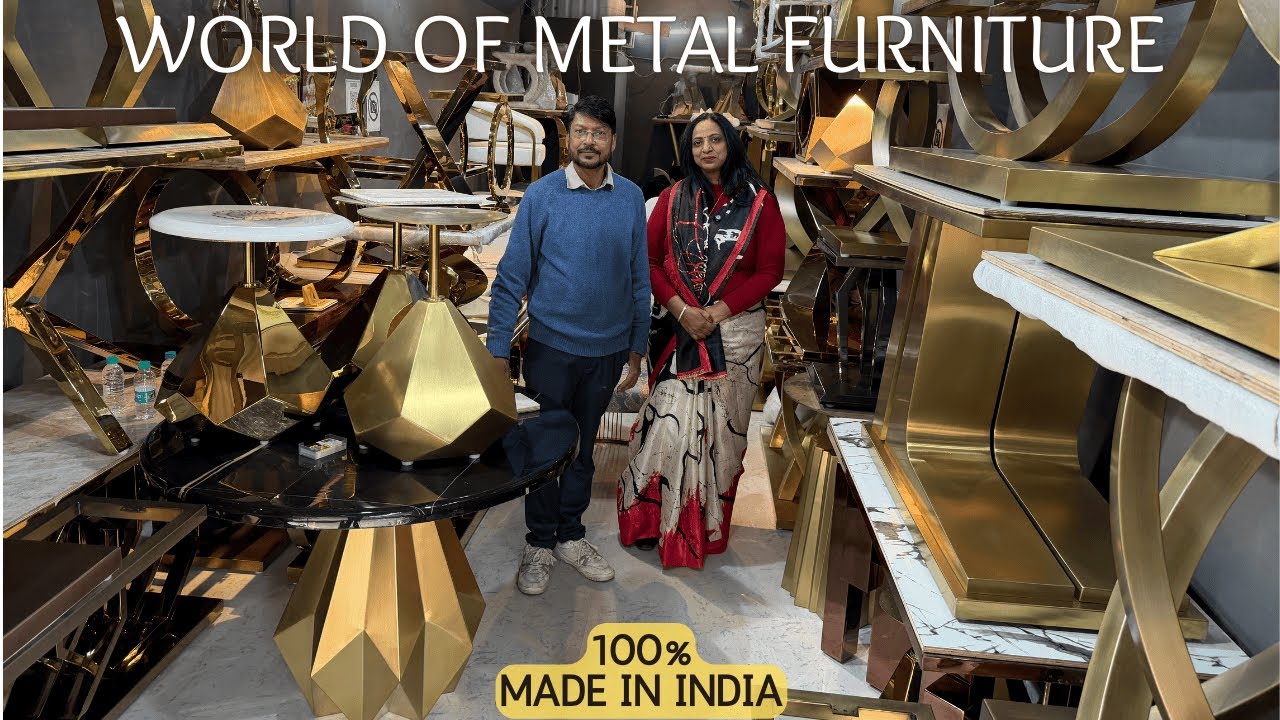 Metal Furniture SS PVD Dining Coffee table Consoles Chair & Many More Direct From Manufacturing Unit