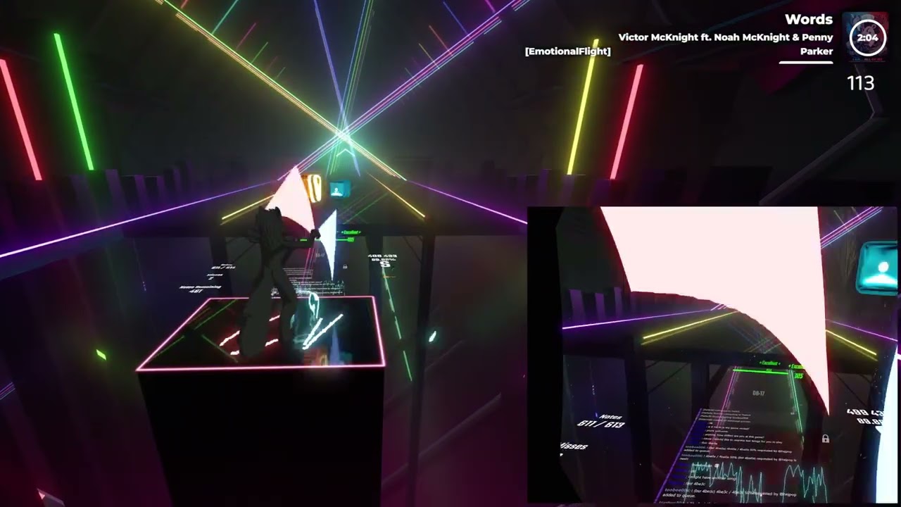 Beat saber - Words by Mark 'oh