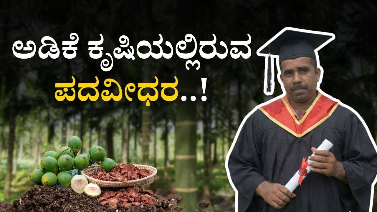 ಪದವಿ ಮಾಡಿರುವ ಯುವ ರೈತನೊಬ್ಬ ಅಡಿಕೆ ಕೃಷಿಯಲ್ಲಿ ಸಾಧನೆ | Tumkur
