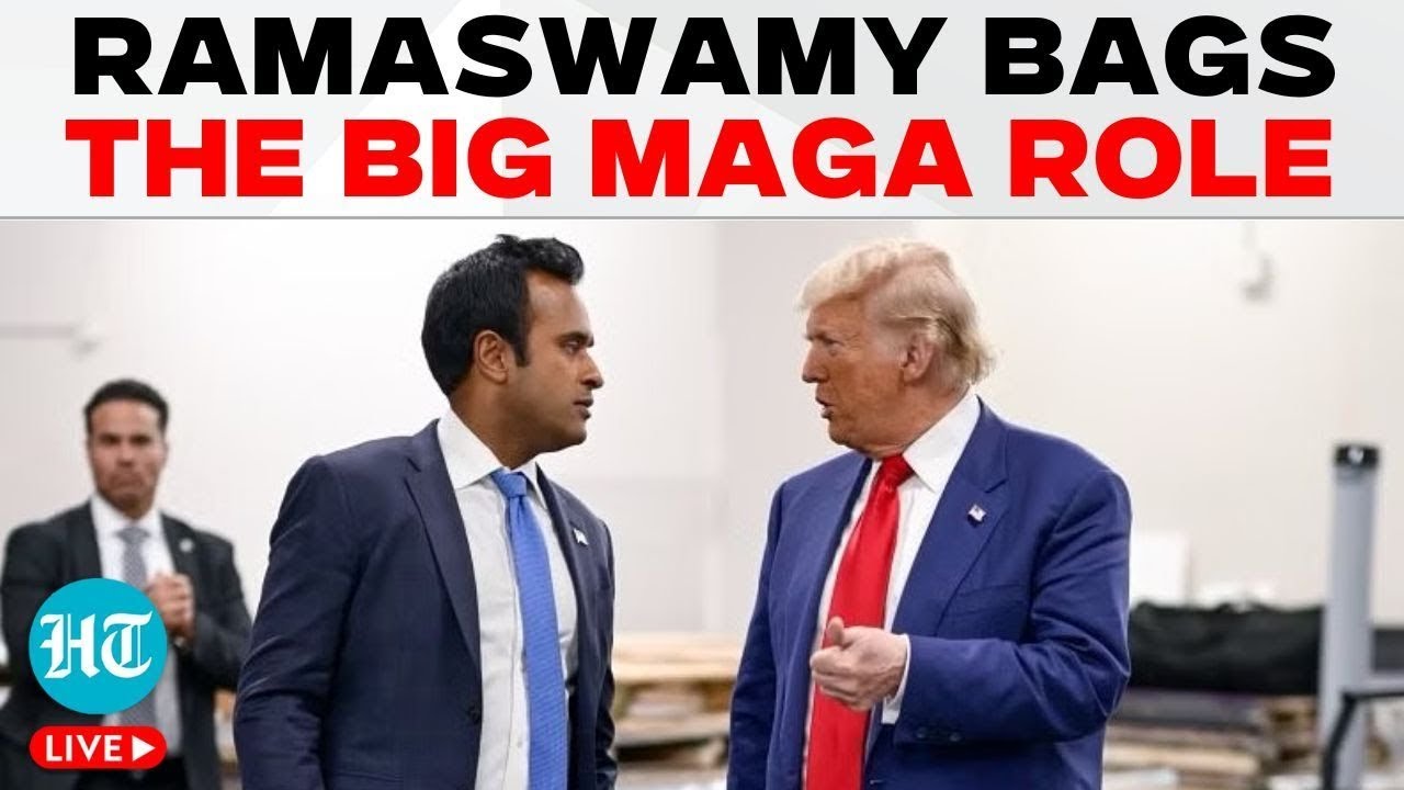 Vivek Ramaswamy News Live: Ramaswamy's Next Big Role In Trump's Cabinet | US News Live| Donald Trump