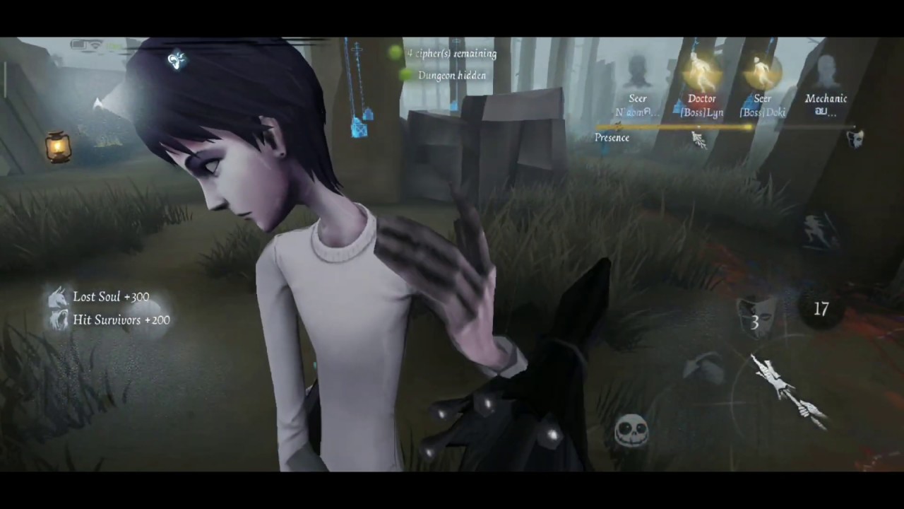 You can hit survivors behind the wall & I will not let you escape Priestess | IDENTITY V