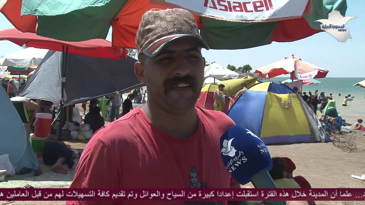 تغطية مع العوائل في محافظة الانبار عن مدينة الحبانية السياحية
