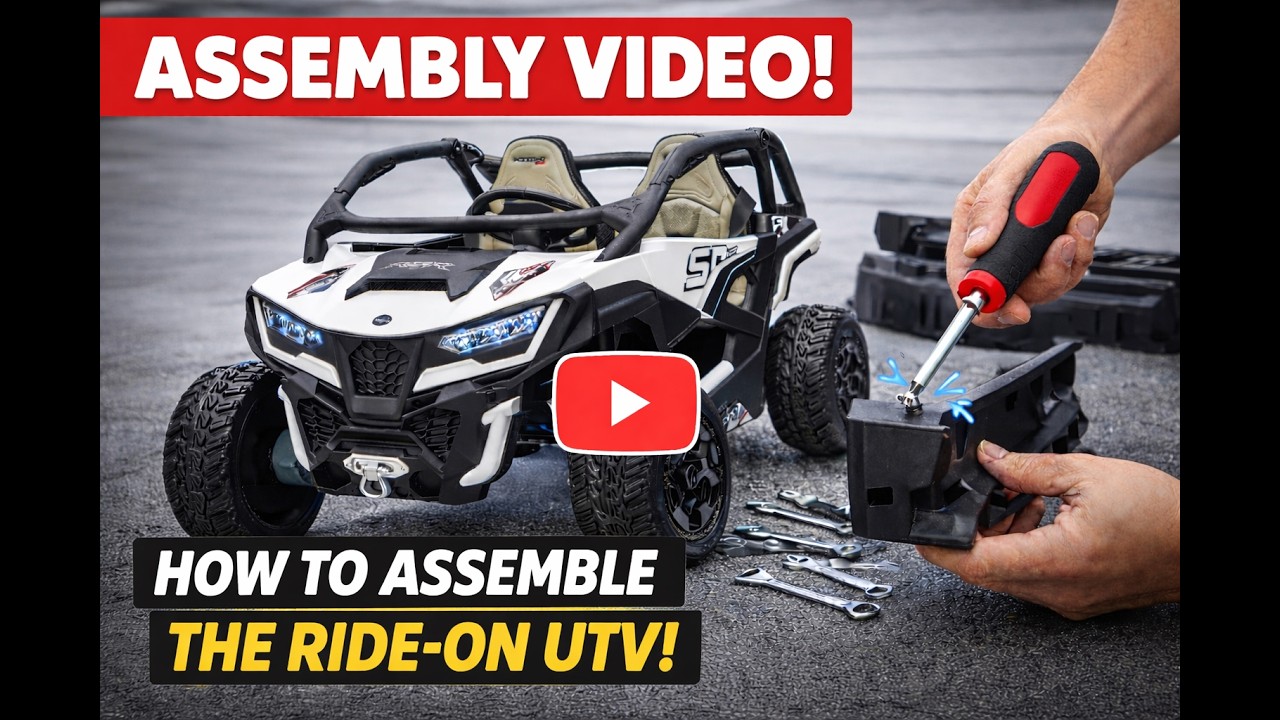 Moderno Kids Trail Runner Custom Edition Ride-On UTV (MKHC601) Assembly Video