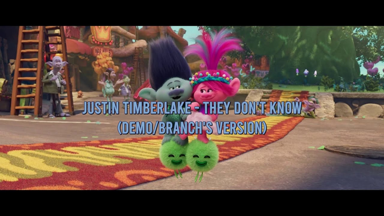 Justin Timberlake - They Don't Know (Demo/Branch's Version)