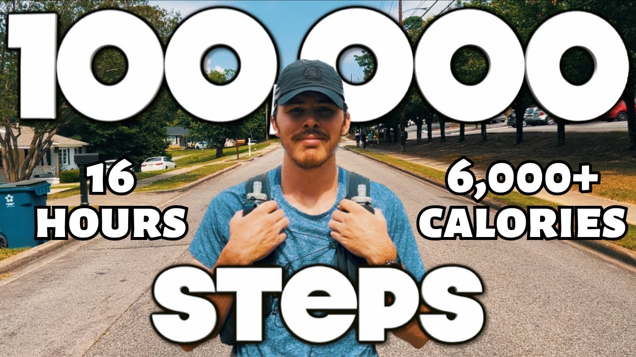 I Tried Walking 100,000 Steps in A Day..