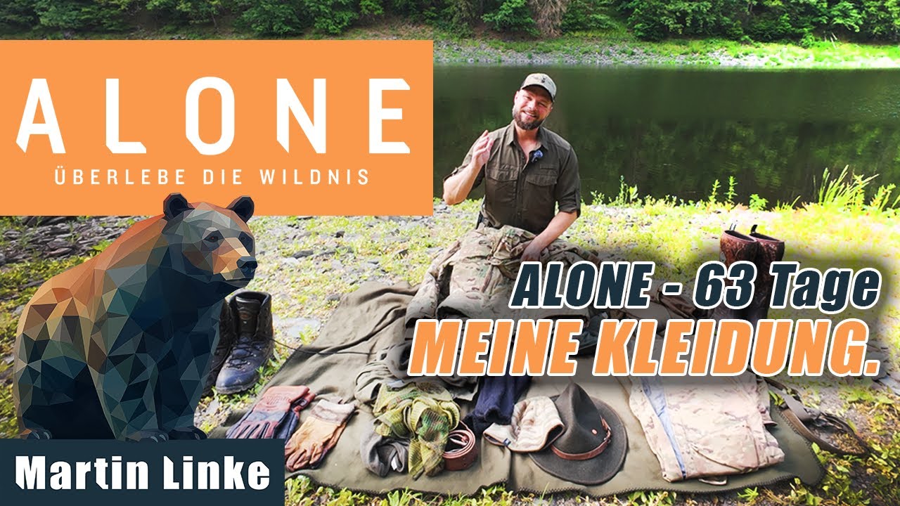 Meine Kleidung 👨‍🚀 für 63 Tage ALONE Survival auf Vancouver Island 🤠 - Martin Linke