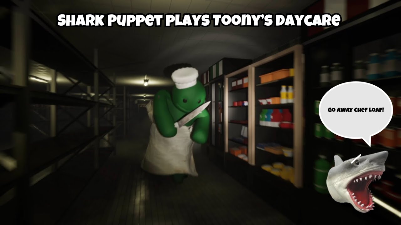 SB Movie: Shark Puppet plays Toony’s Daycare!