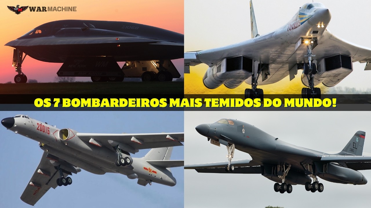 Os 7 Bombardeiros Mais Temidos do Mundo!