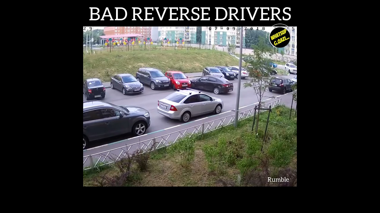 Bad Reverse Drivers | Reverse Driving Accidents | Whatup G. Qazi