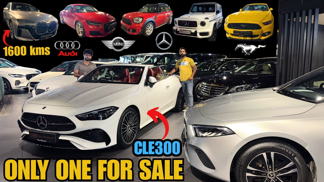 Showroom Cars Just 1600 kms | Exotic Cars Ford Mustang, G63, URUS , Audi TT, E53 AMG, CLE300, 740i