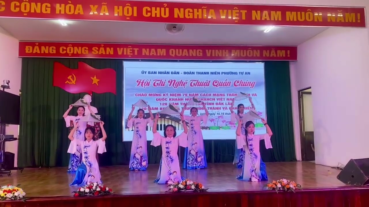 Múa Nón Xin Chào Việt Nam Đạt Giải Khuyến Khích Do Đội Văn Nghệ TDP 1A phường Tự An Biểu diễn