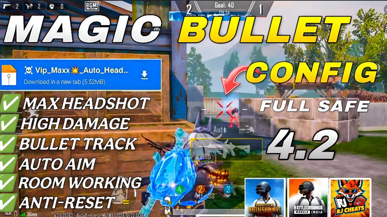 BGMI 4.2 AIMBOT OBB | BGMI ANTENNA CONFIG FILE 4.2 | BGMI NO RECOIL CONFIG 4.2 | BGMI AIMBOT OBB 4.2