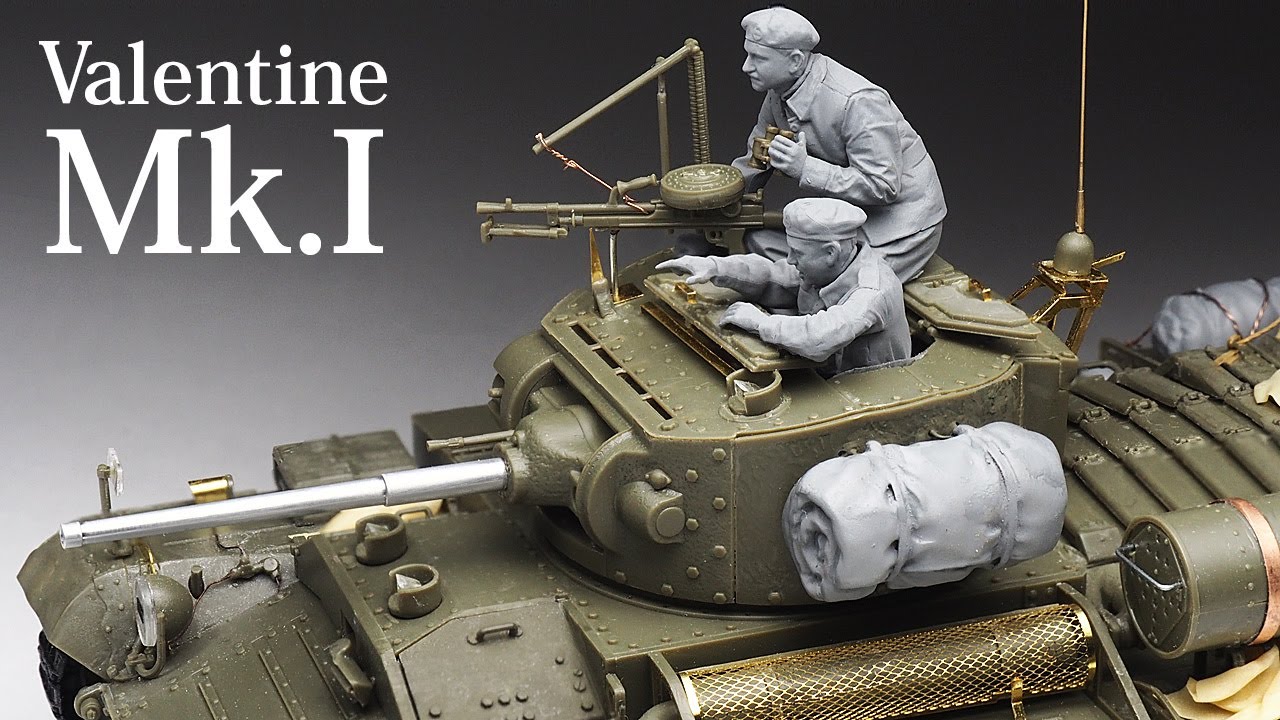 Valentine Mk.I - Part 1 - 1/35 AFV CLUB - [ model building ]