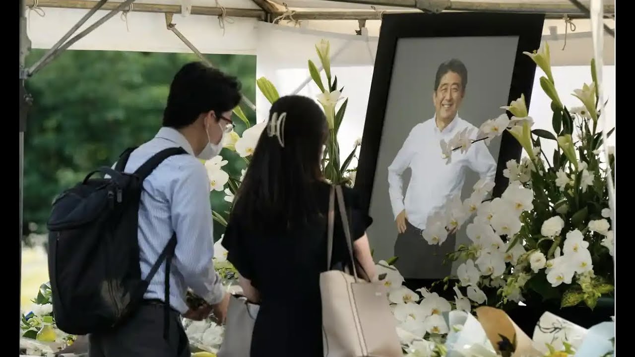 Former Japanese Prime Minister Shinzo Abe Assassinated in Nara Japan LDP Campaign Speech 8 July 2022