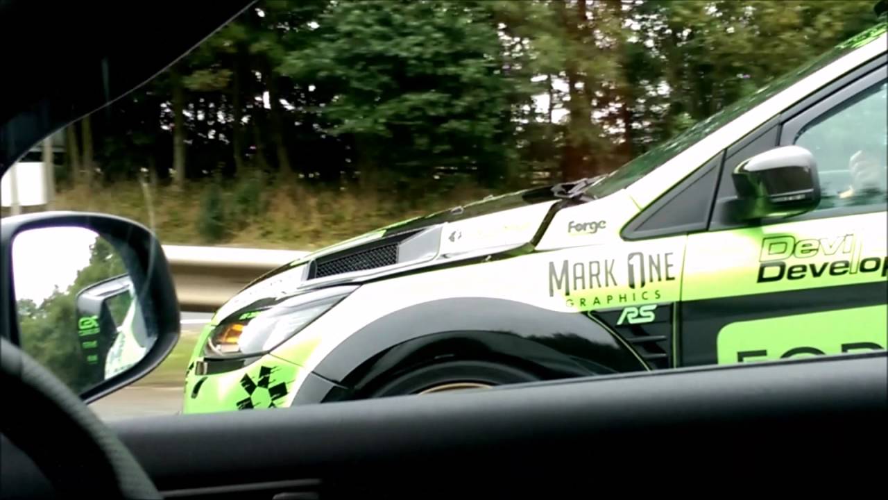 Rich Fox Ford Focus RS SPITTING FLAMES 671 BHP Ford Fest 2016