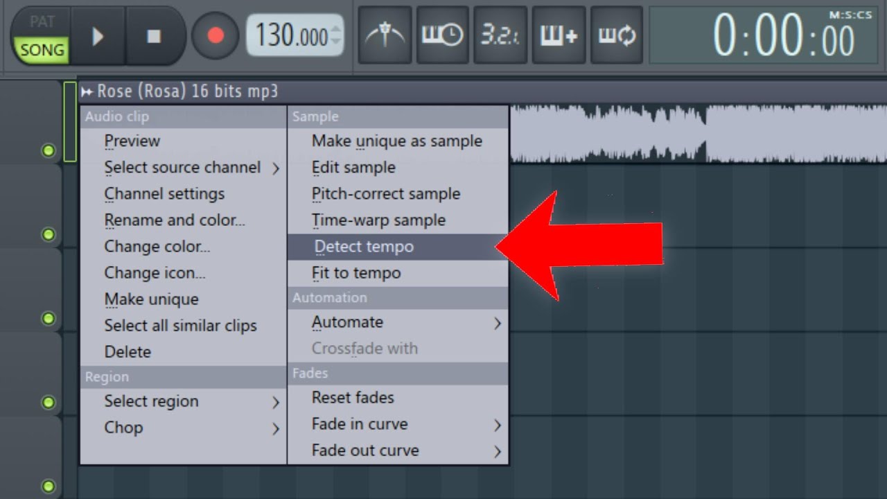 Como detectar el Tempo (BPMs) de una Canción en Fl Studio