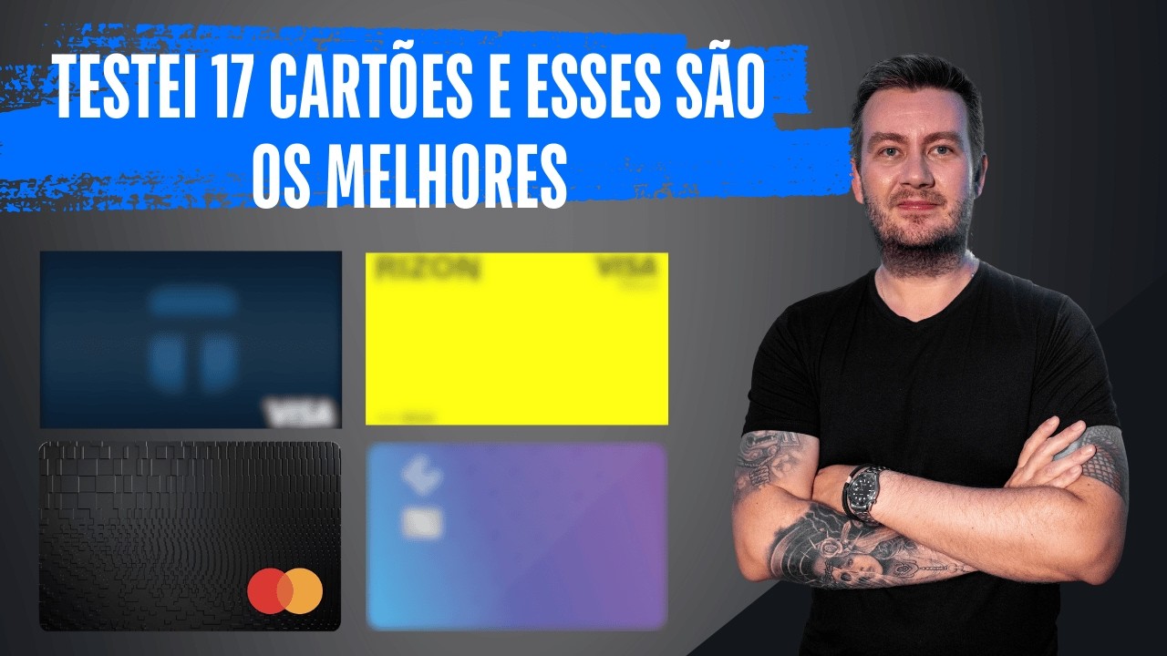 O maior teste de cartões de cripto, comparei 17 cartões!