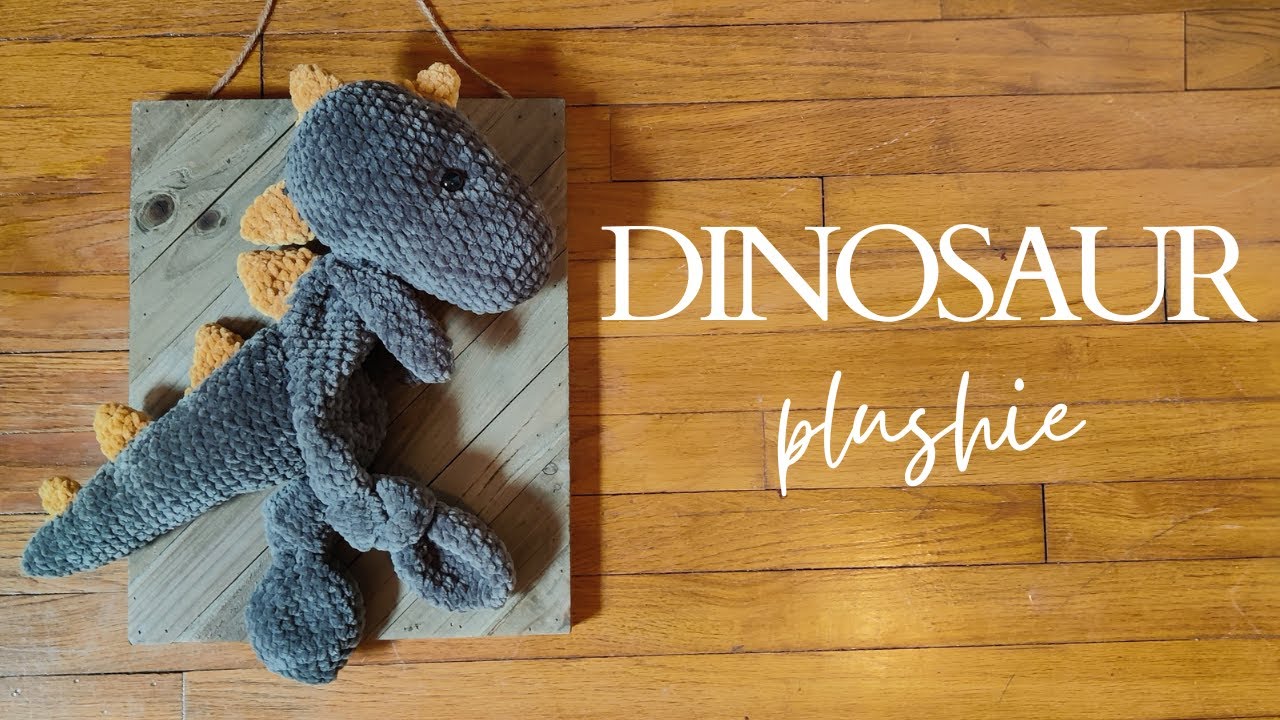Crochet Dinosaur Plushie 🦖 Tutorial