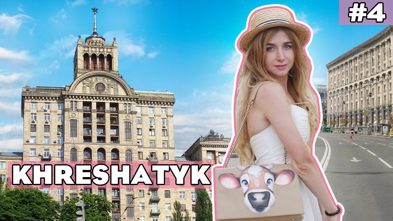 Kyiv Ukraine Walking tour #4 Khreshatyk street ( TSUM, Perepichka , Bessarabian market, Arena City)