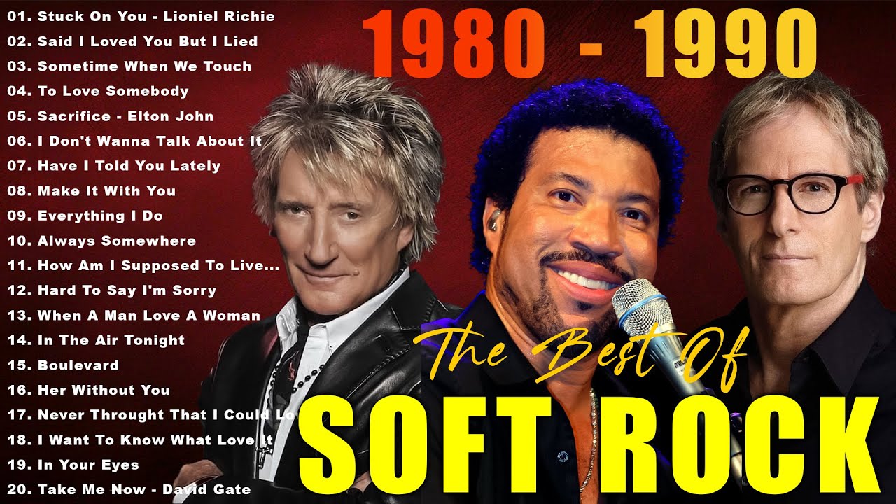 Lionel Richie, Bee Gees, Michael Bolton,Phil Collins,Eric Clapton | Soft Rock 70s 80s 90s Love Songs