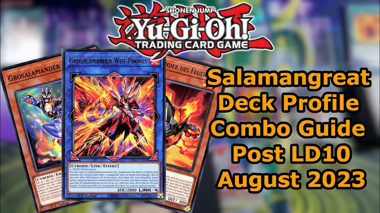 Yu-Gi-Oh! Salamangreat Deck Profile 2023 + Combo Tutorial Post Soulburning Volcano LD10