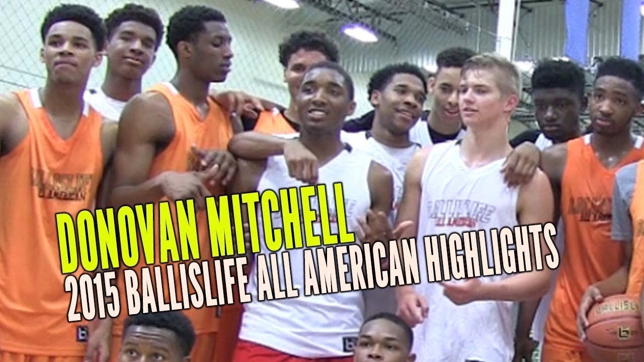 Donovan Mitchell Dunks Over Sir Isaac at the Ballislife All American Open Run
