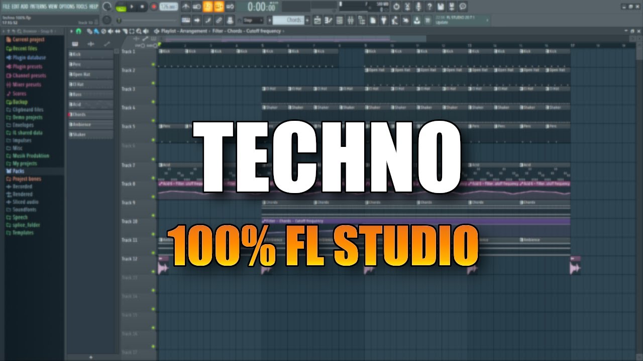 Wie produziert man Techno (im Style von Charlotte de Witte, Amelie Lens) | nur mit FL Studio
