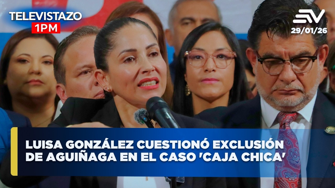 Noboa regresó a Ecuador para liderar bloque de seguridad |Televistazo 1PM🔴NOTICIAS 29 enero 2026