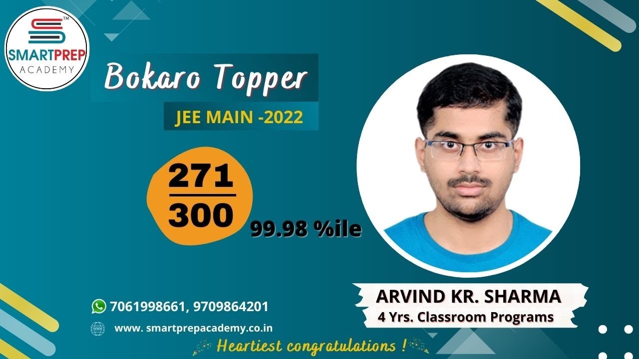 JEE MAIN RESULT - 2022