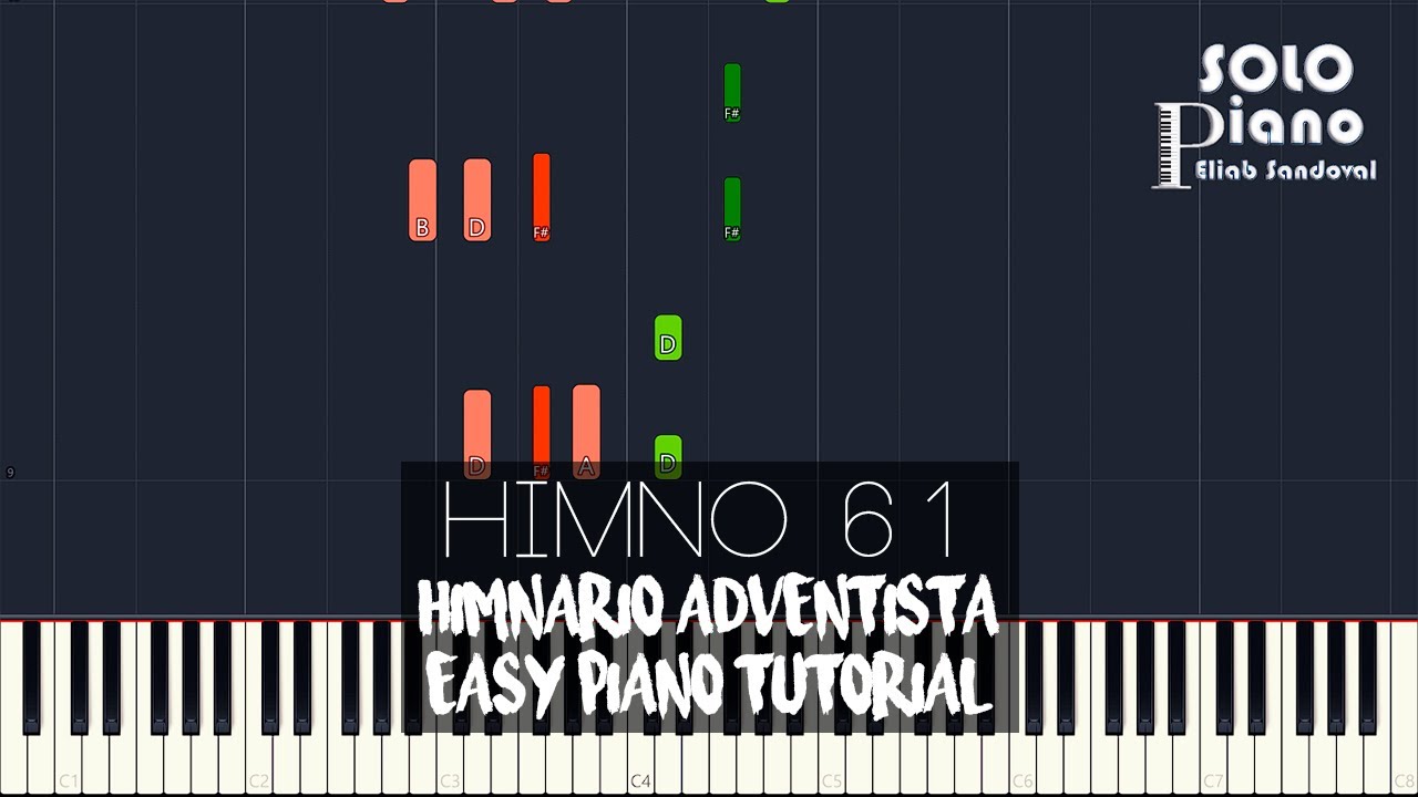 HIMNO 61 - Santo, Santo, Santo, Dios Omnipotente | Easy Piano Tutorial + Partitura