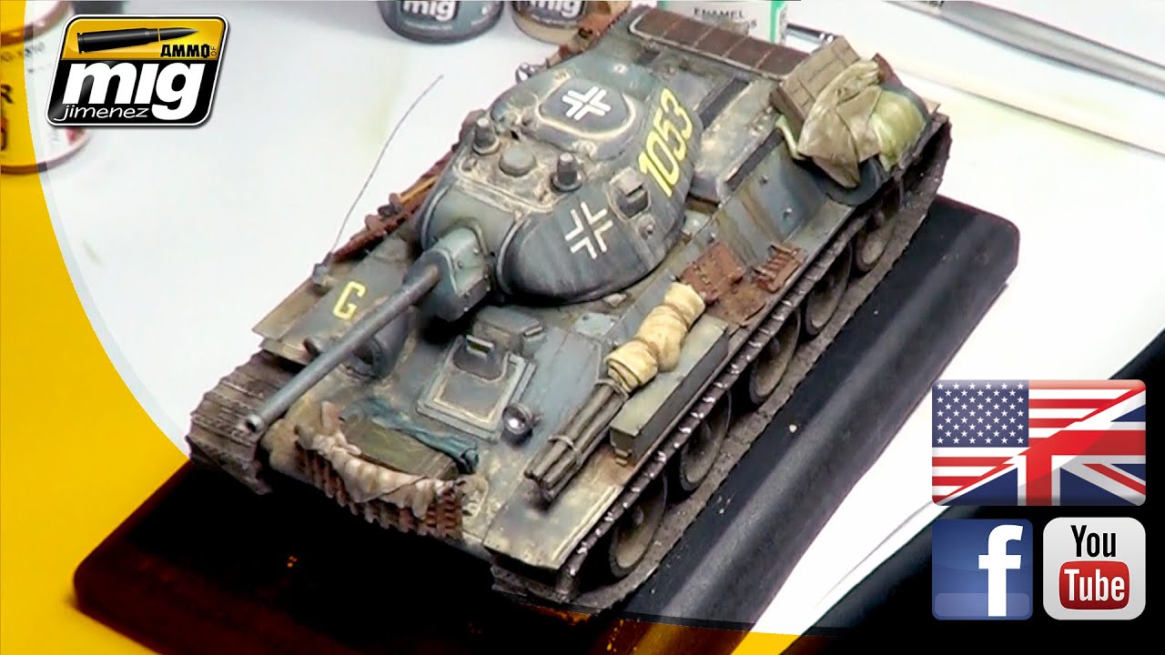 Dust and streaking with pigments how to by Mig Jimenez