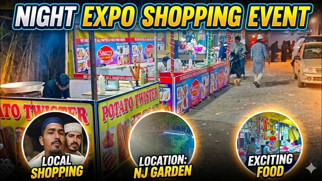 Night shopping event at NJ function hall...
