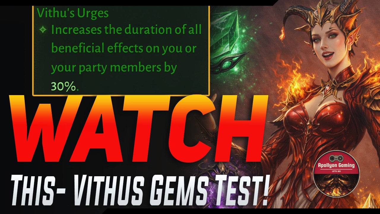 Watch This - In-Depth Vithu’s Testing with Legendary Gems (What to Expect)