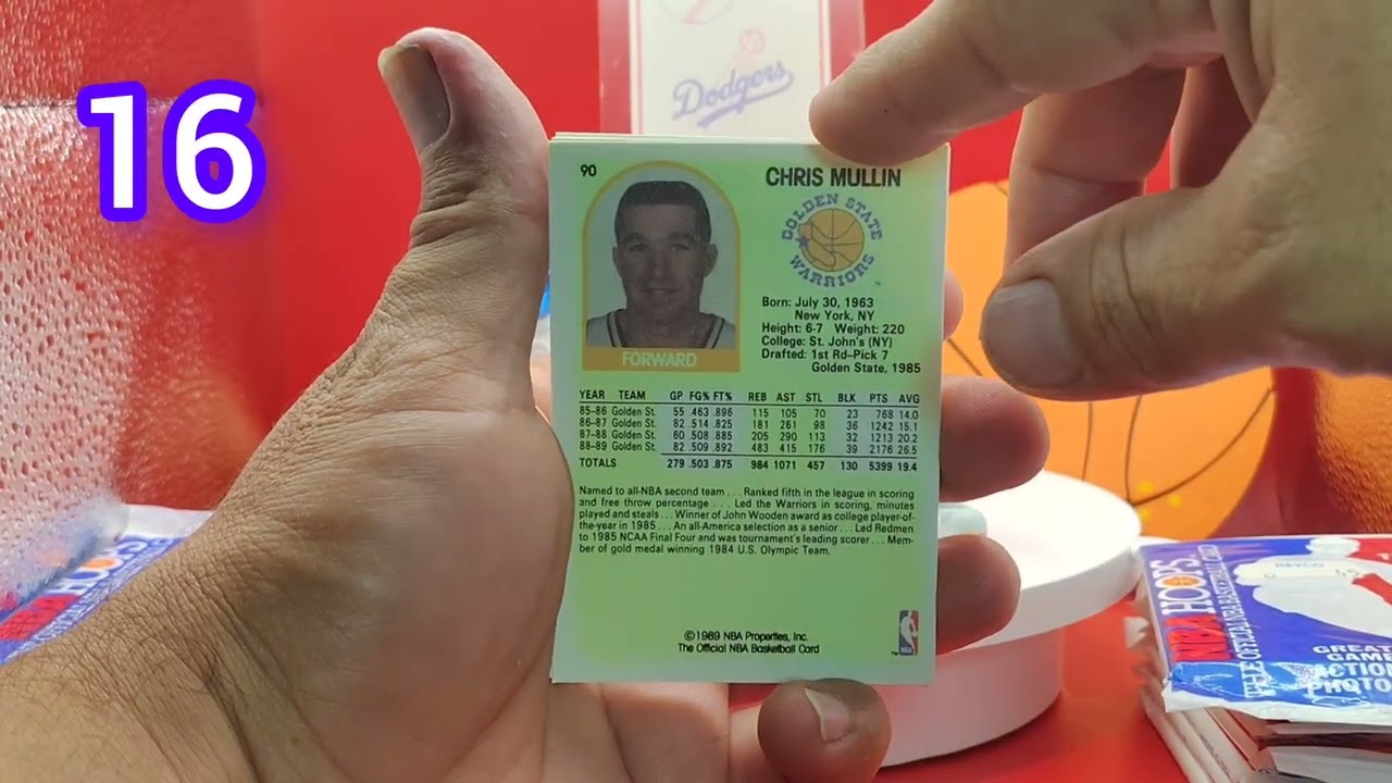 #NBA #Hoops de la temporada #1989 - #1990 #sportscards #basket1989-90