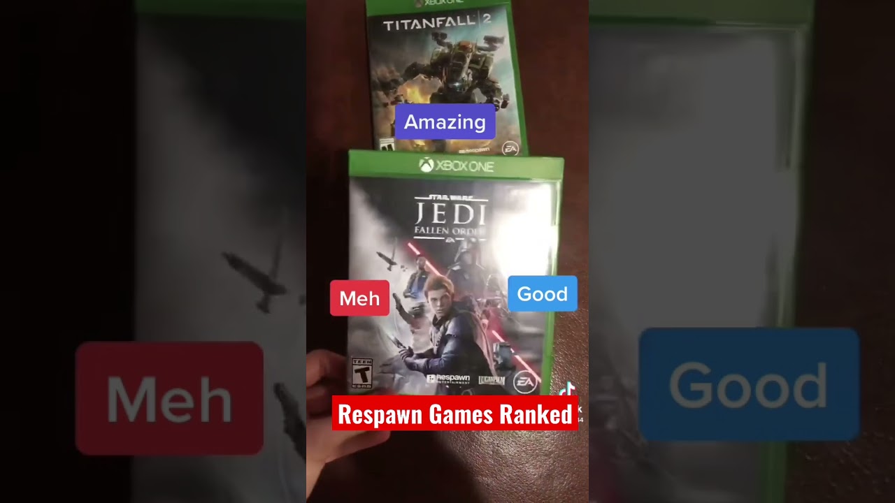 Respawn Entertainment Games Ranked #shorts #apexlegends