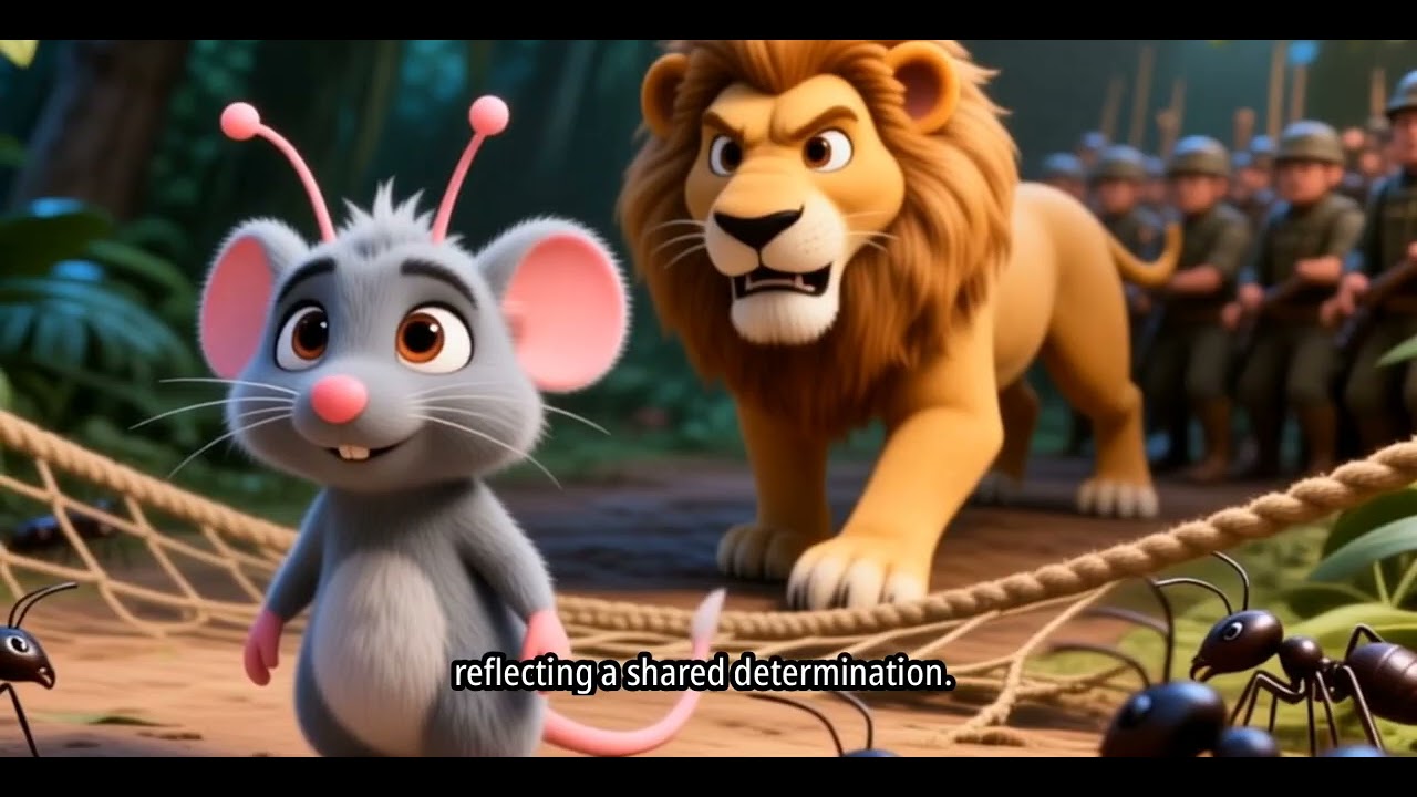 🦁✨ Leo the Lion & Tiny Mice – A Fun and Magical Friendship Story! ✨🐭