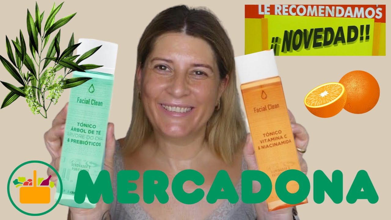 🔥NUEVOS Tónicos 🍶  MERCADONA +  RUTINA FÁCIL CON FAVORITOS 🫶🏻